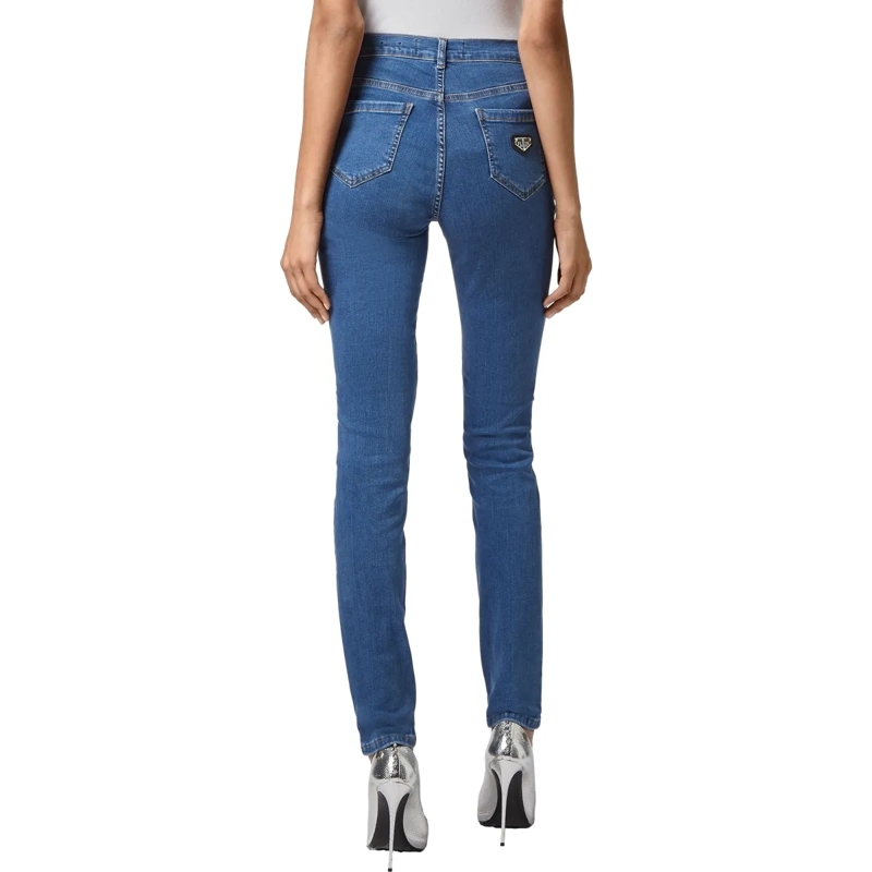 Philipp Plein Skinny-Leg-Jeans Jeggings blau(Image 6)