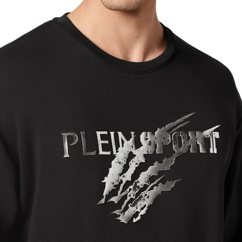 Plein Sport Top Sweatshirt Scratch schwarz(Image 5)
