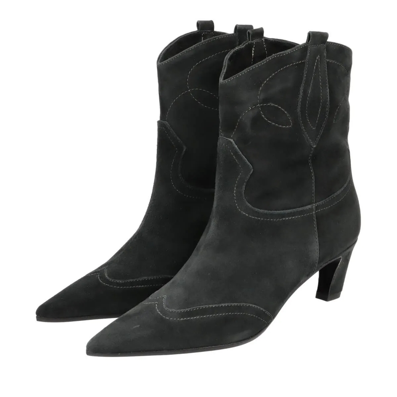 Thea Mika Cowboy-Stiefel Cowboy Boots dunkel-grau