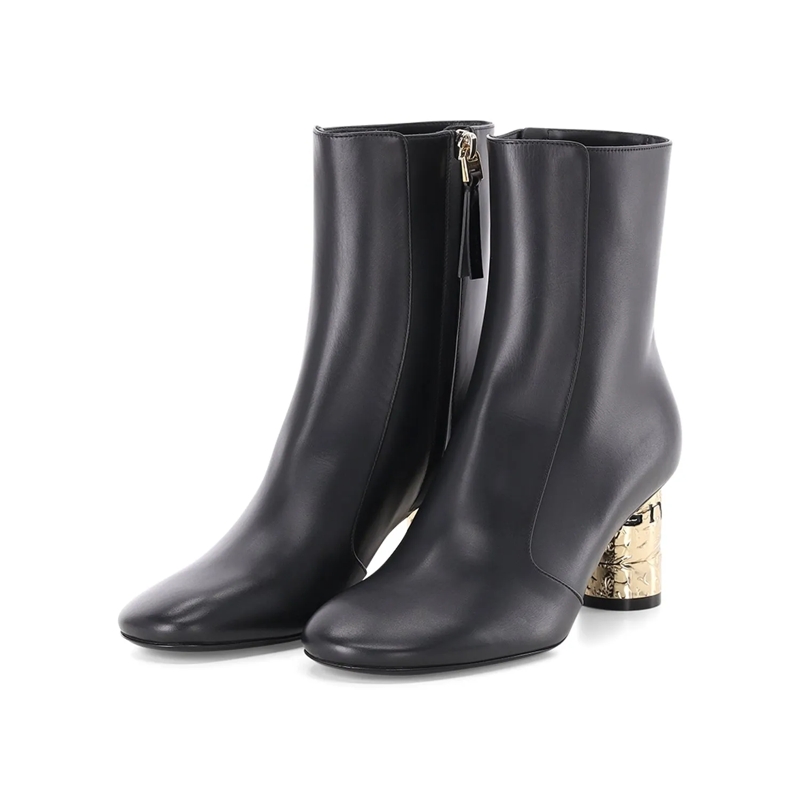 Givenchy Schnürschuhe Stiefeletten aus Kalbsleder schwarz