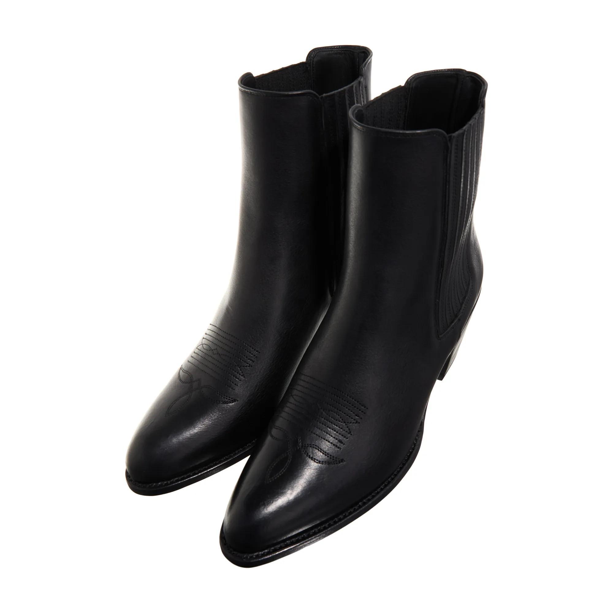 Thumbnail - Polo Ralph Lauren Stiefel - P Chls Wstrn-Boots-Mid Boot - Gr. 37,5 (EU) - in Schwarz - für Damen