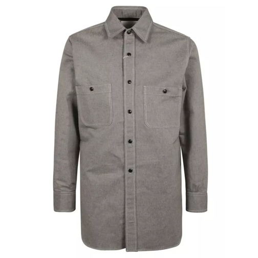 Maison Margiela Button Down Shirt Grey 