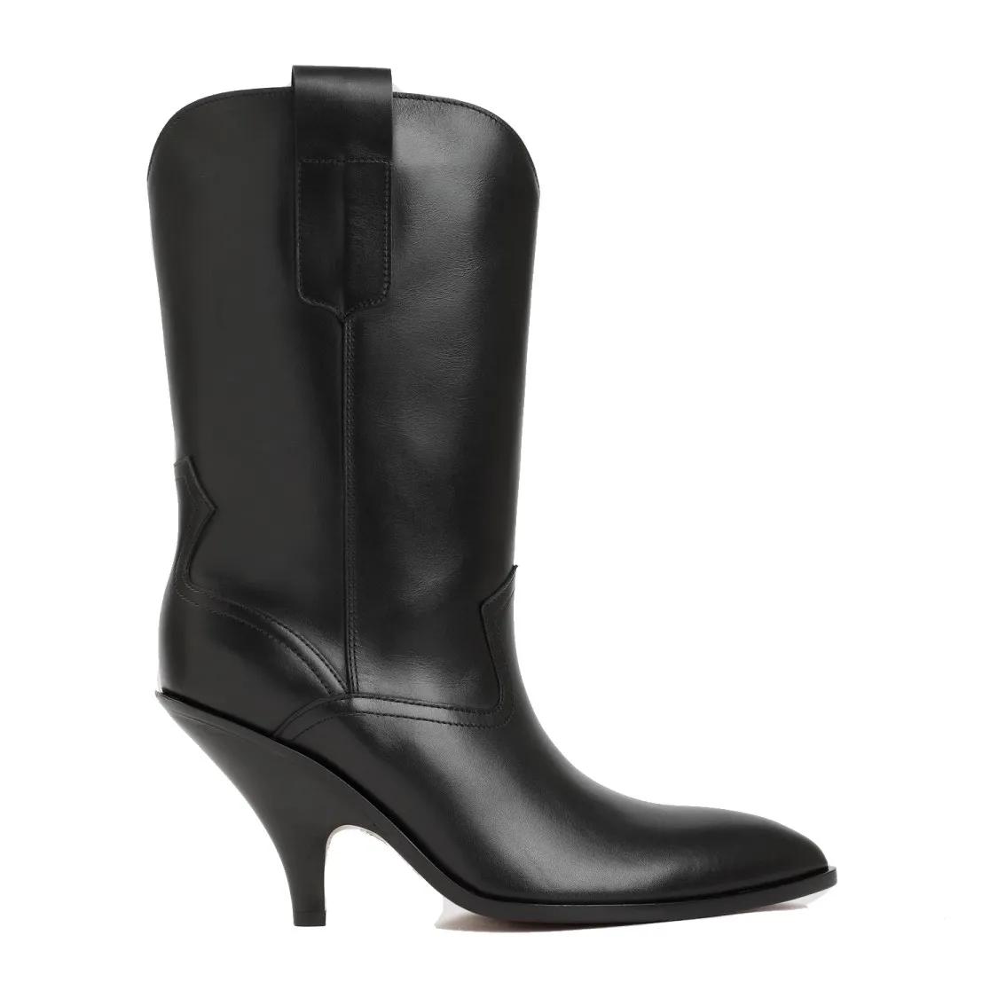 Thumbnail - Bally Stiefel - Black Lavyn Leather Boots - Gr. 38 (EU) - in Schwarz - für Damen