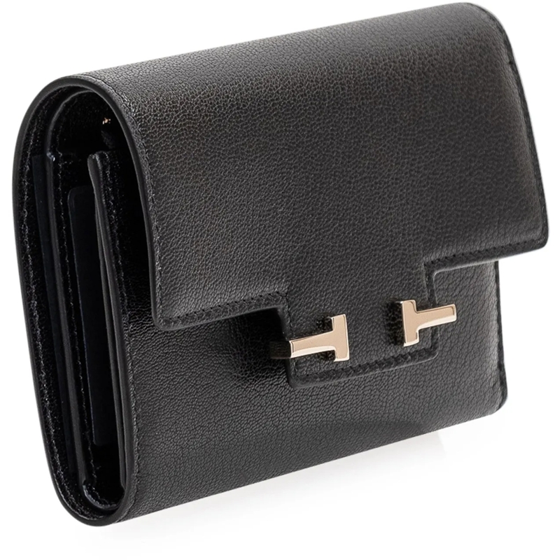 Tom Ford Geldbörse Portafoglio Compatto in Pelle a Grana schwarz(Image 3)