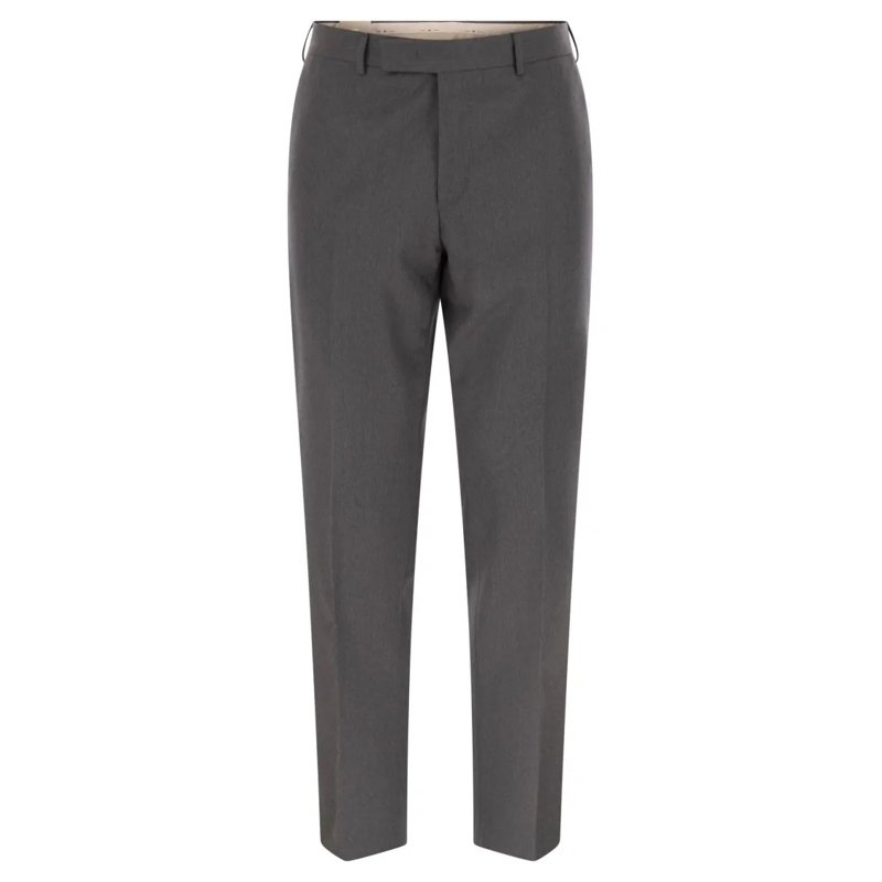 Pt Torino Pantalon de costume Rebel - Virgin Wool Chino Trousers Grey