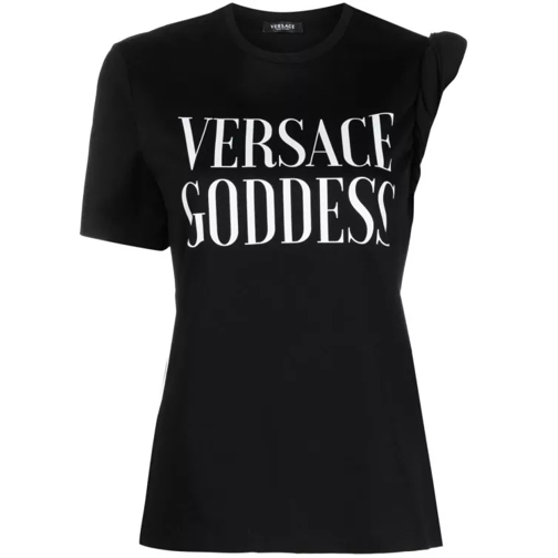 Versace Black Goddess T-Shirt Black 