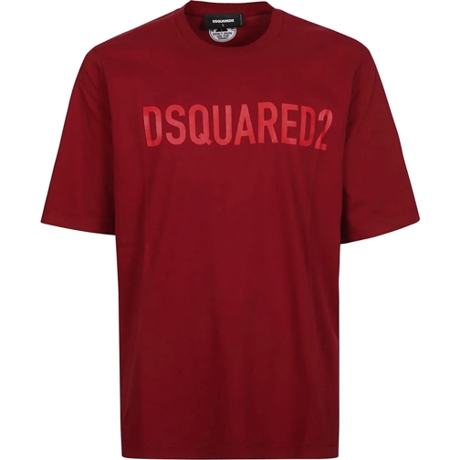 Dsquared2 T-Shirts Loose Fit T-shirt Red rot