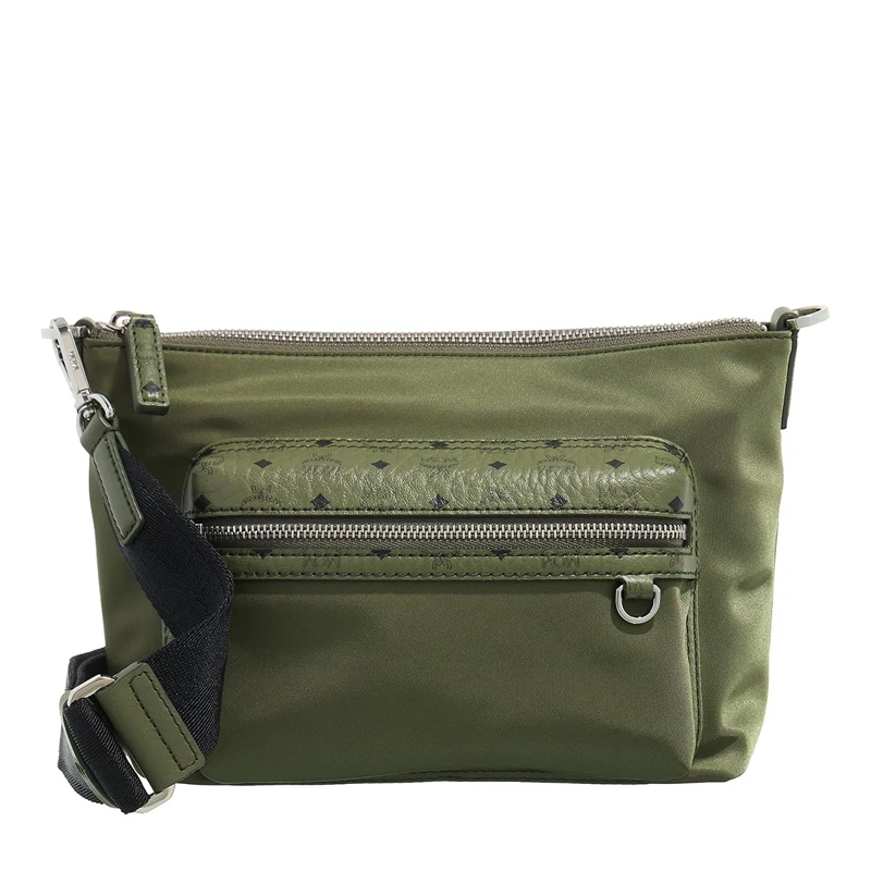 MCM Crossbody Bag Aren Crossbody Small Khaki Moss