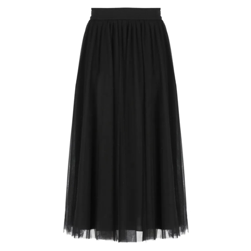 Fabiana Filippi Jupes midi Tulle Skirt Black