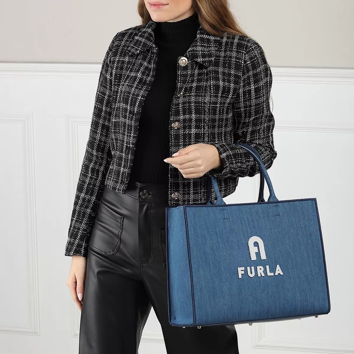 Furla Opportunity S Tote Blu Jay+Marshmallow