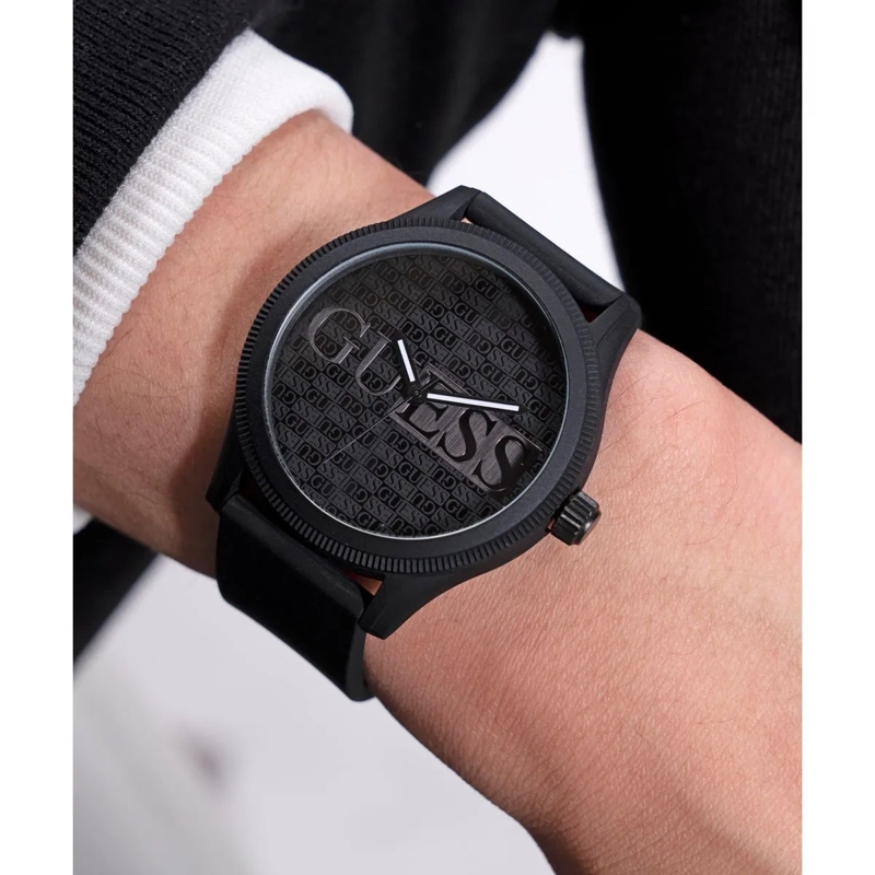 Guess Automatikuhr Quarz-Analoguhr Reputation schwarz(Image 3)