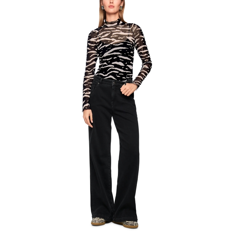 Marc Cain Longsleeve T-Shirt black(Image 2)