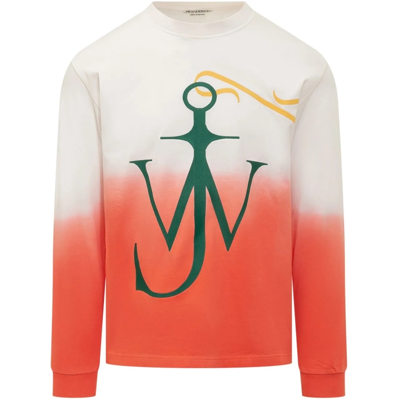 J.W.Anderson Haut à manches longues Maglia a Maniche Lunghe con Stampa Anchor Dip Dye mehrfarbig
