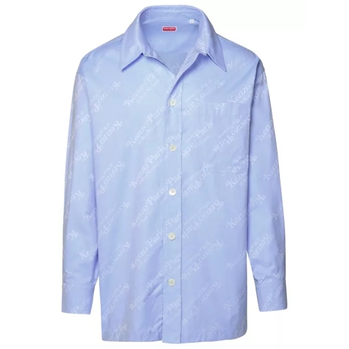 Kenzo Verdy' Shirt In Blue Cotton Blue 