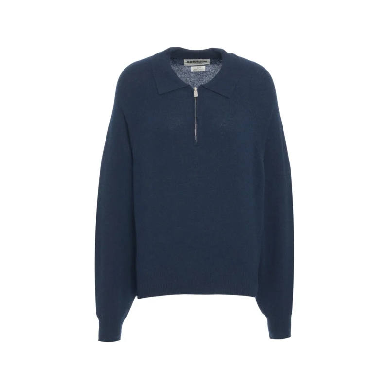 Crush Pullover Cabana' Cashmere Sweater Black