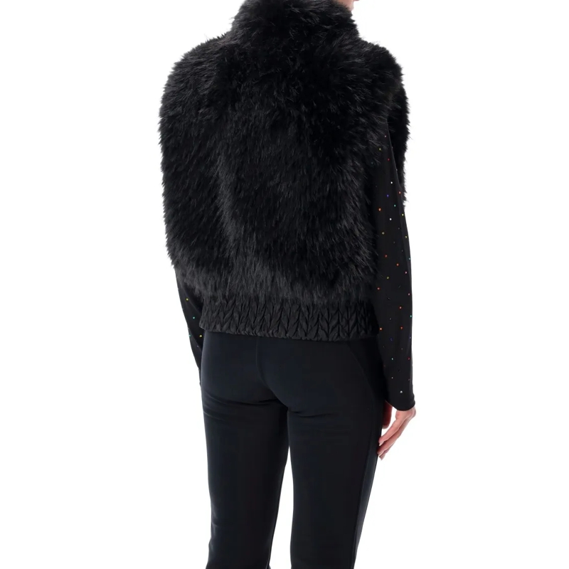 GOLDBERGH  Dahlia Reversible Faux Fur Bodywarmer Black