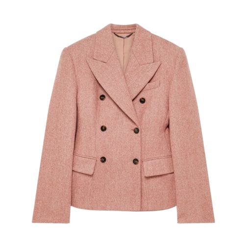 Stella McCartney Pink Double-Breasted Jacket Pink Blazer