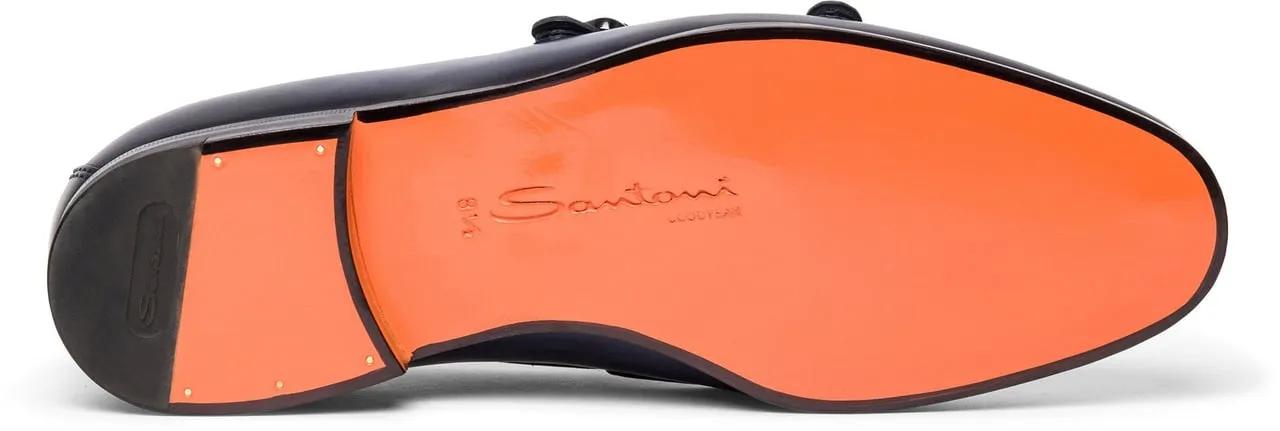 Thumbnail - Santoni Loafer - Flat Shoes Blue - Gr. US_7_5 - in Blau - für Damen