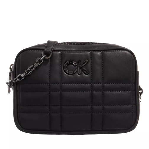 Calvin Klein Re-Lock Quilt Camera Bag Ck Black Kameraväska