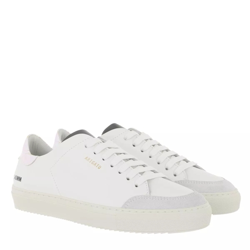 Axel Arigato Clean 90 Triple Leather Sneakers White Glitter Grey scarpa da ginnastica bassa