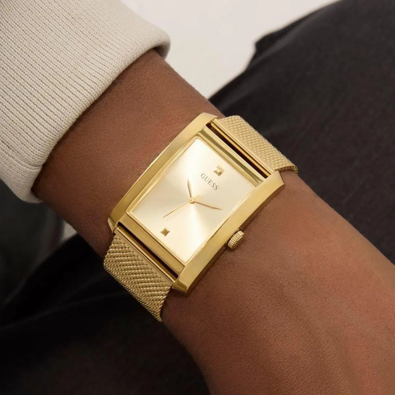 Guess Quarzuhr Quarz-Analoguhr Clyde gold(Image 3)