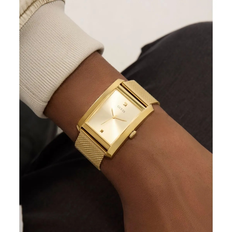 Guess Quarzuhr Quarz-Analoguhr Clyde gold(Image 5)