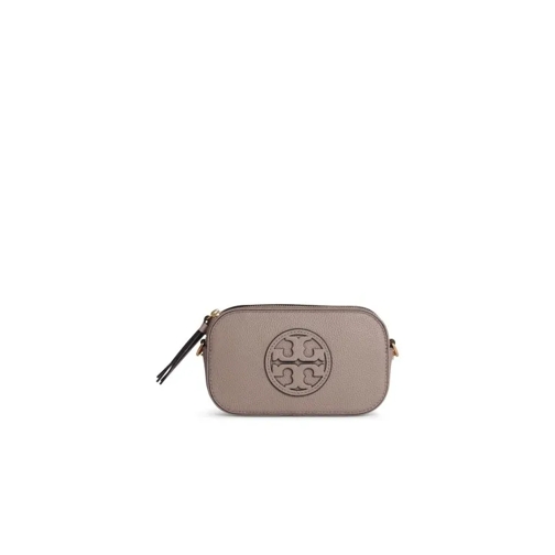 Tory Burch Miller' Mini Leather Camera Bag Nude Pink Schoudertas