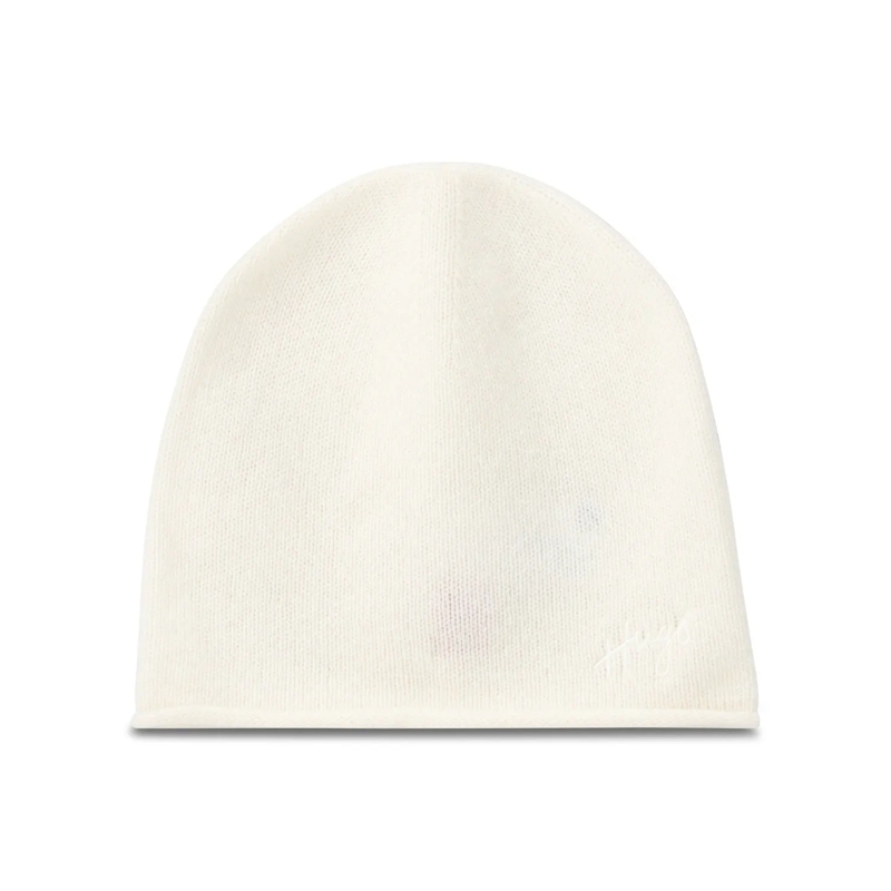 Hugo Wollen Hoed Mütze Sesper aus Kaschmir Creme
