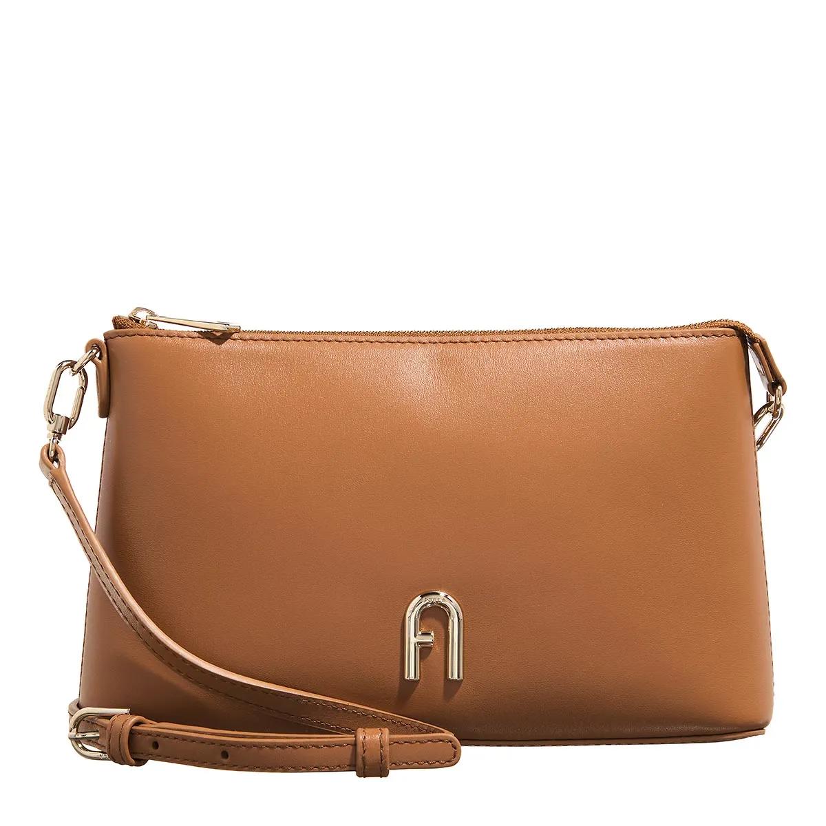 Furla Crossbody Bags - Furla Diamante Mini Crossbody - Gr. unisize - in Cognacbraun - für Damen