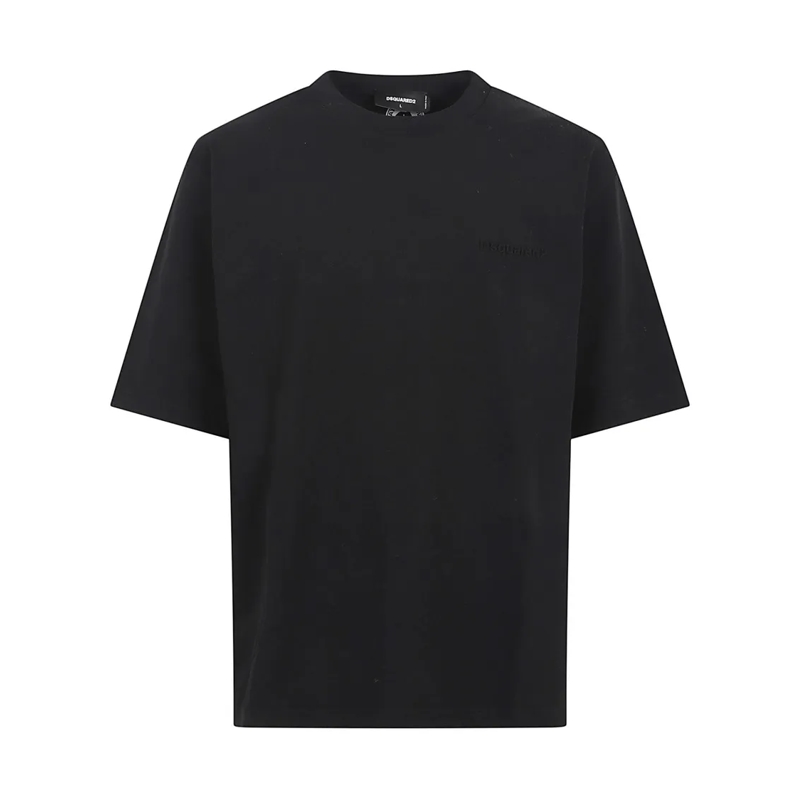 Dsquared2 T-shirt Compact Cotton Jersey T-Shirt Black