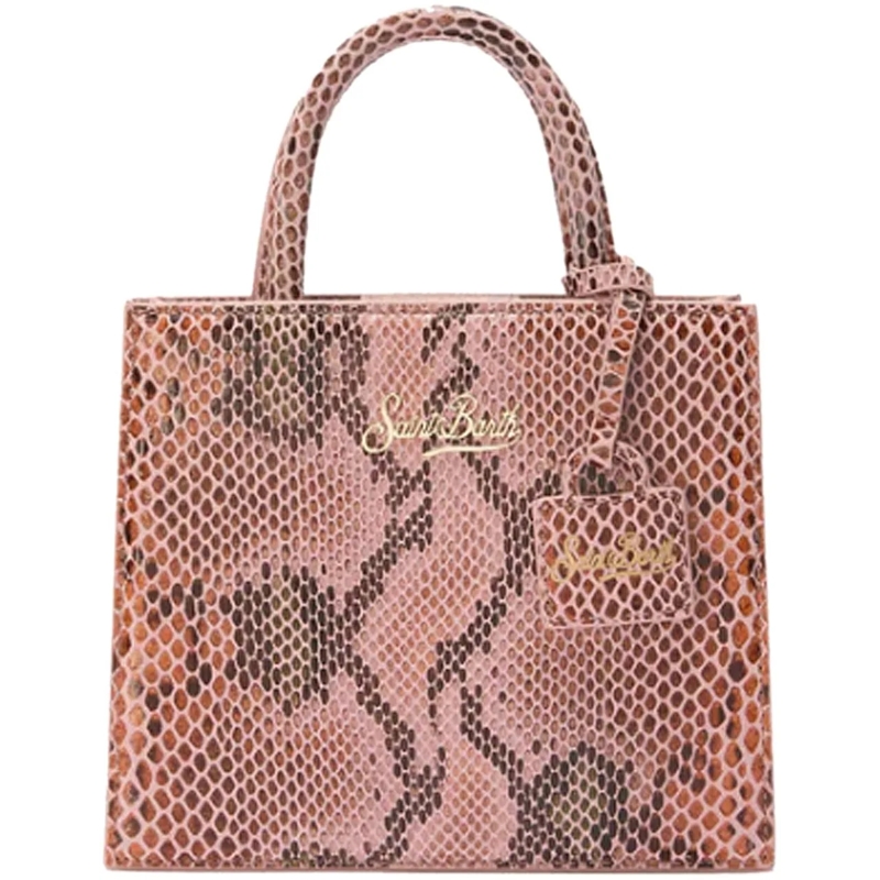 Mc2 Saint Barth Tote Bags Printed Snake Leather 21 mehrfarbig