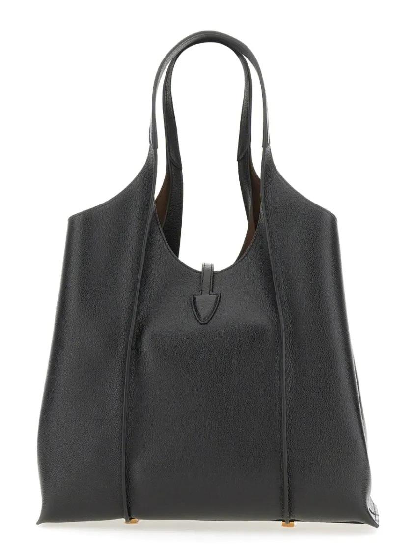 TOD'S Shoppers & Totes T Timeless Medium Shopping Bag in zwart