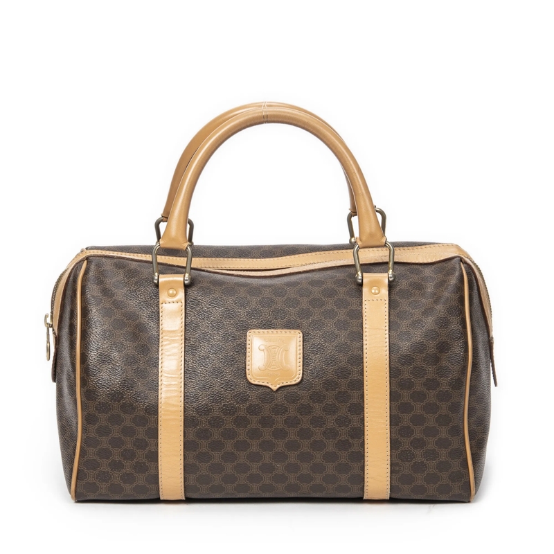 Celine Crossbody Bag Vintage Small Boston braun