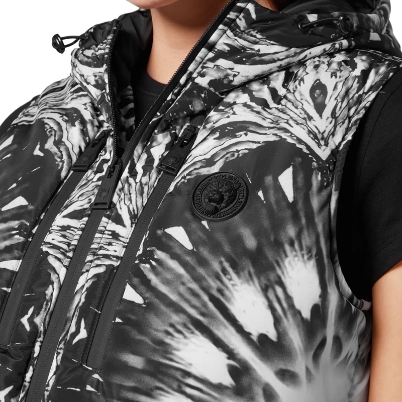 Plein Sport Weste Weste Optical Flower schwarz(Image 5)