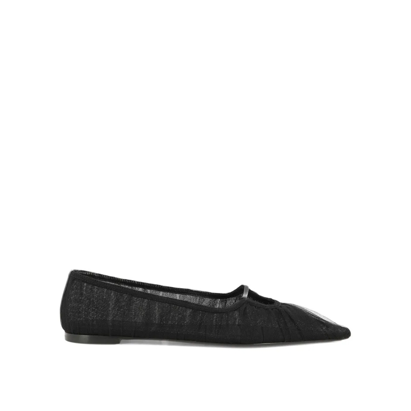 Nensi Dojaka Ballerines Pointed-Toe Ballet Flats Black