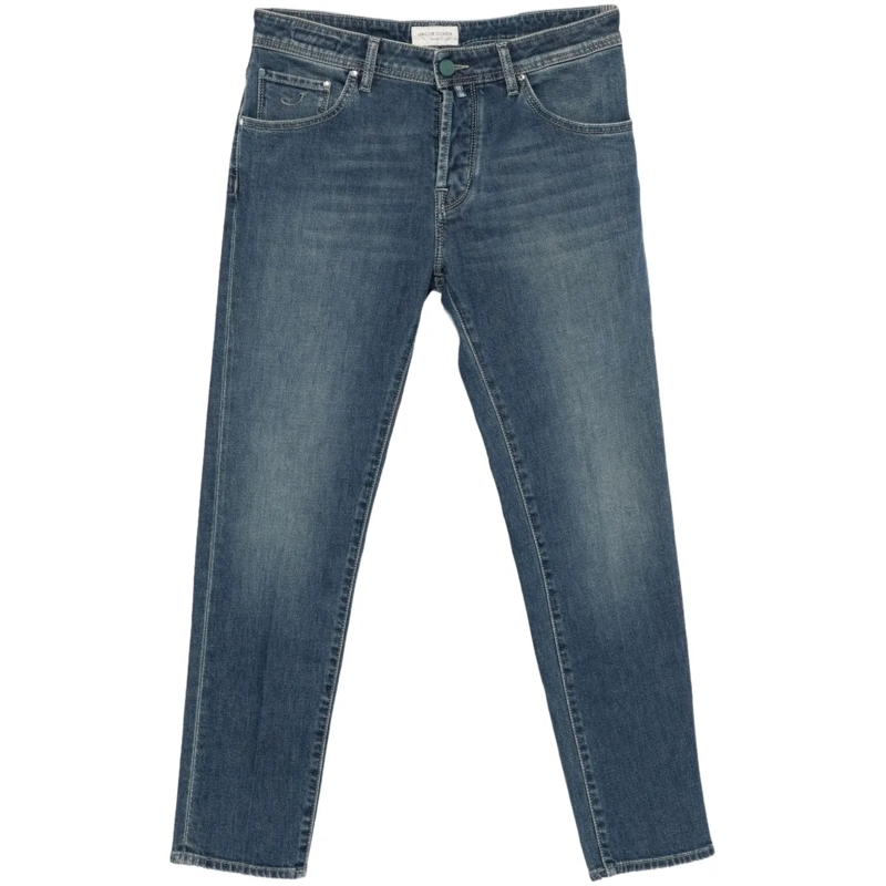 Jacob Cohen Jeans à jambe droite Pant5 Pkt Cropped Slim Fit Scott Blue