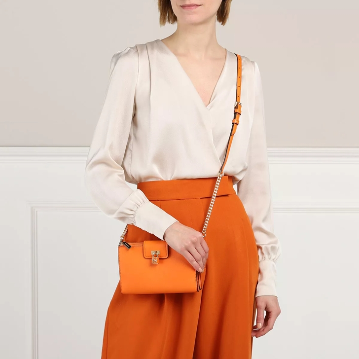 Michael Kors Ruby Small Doublezip Crossbody Apricot Crossbody Bag