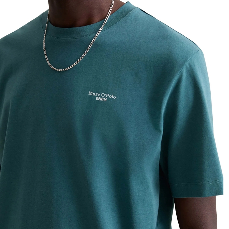 Marc O´Polo Hemd T-Shirt, SSL, Logo Print, Doubl 2er Pack petrol(Image 7)