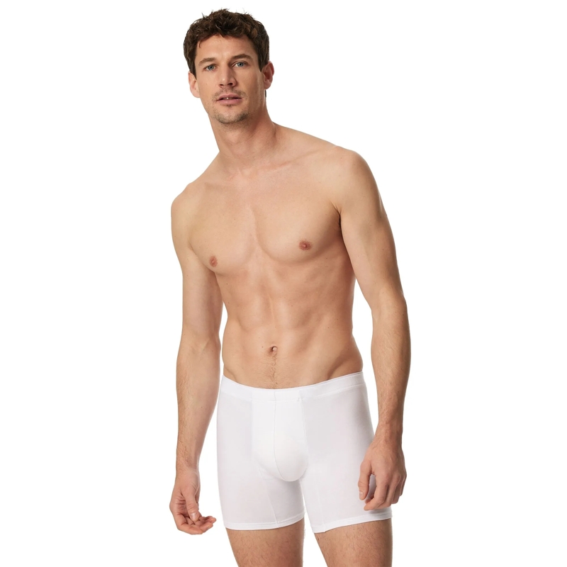 SCHIESSER  Premium Cotton-Shorts 2P 2er Pack weiss(Image 4)