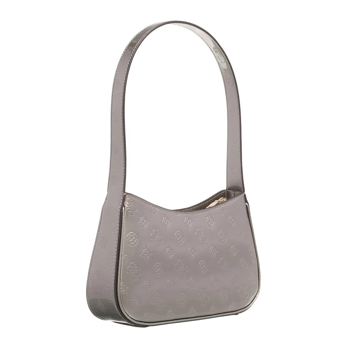 Guess Hobo bags Arnela Top Zip Shoulder Bag in zilver