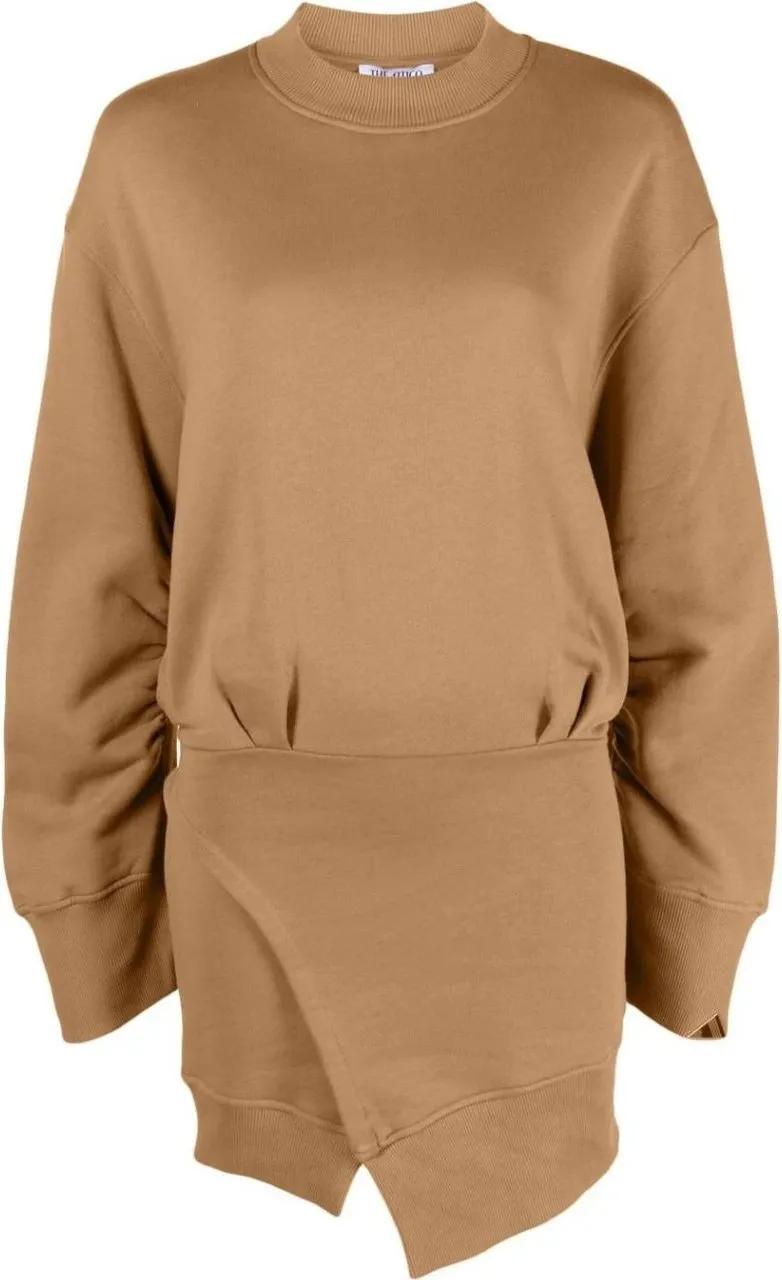 Thumbnail - The Attico - ivory mini dress beige - Größe 38 - beige