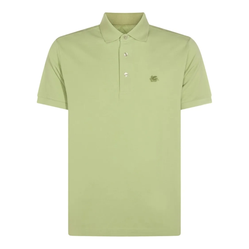 Etro Polo shirt Short-Sleeved Polo Shirt With Classic Collar Neutrals