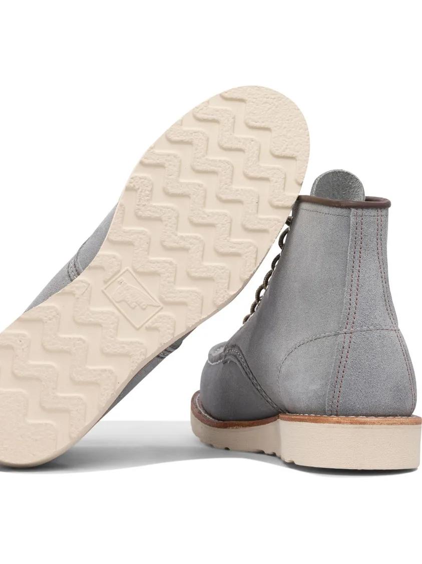 Thumbnail - REDWING Stiefel - "Classic Moc" Ankle Boots - Gr. 10_5 - in Grau - für Damen