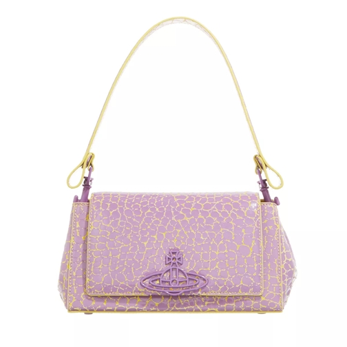 Vivienne Westwood Hazel Medium Handbag Lilac/Yellow Schultertasche