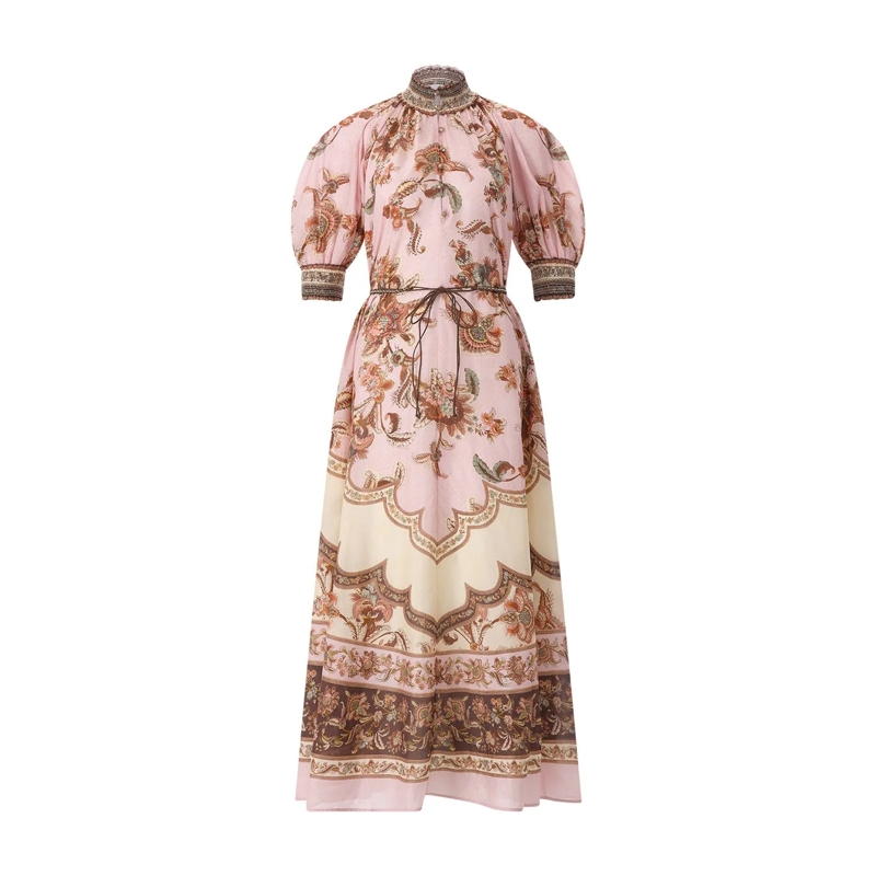 Zimmermann Maxikleid Maxikleid Aster Billow pink