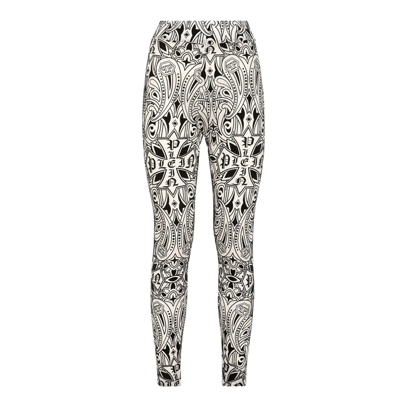 Philipp Plein Leggings Jogging-Leggings Gothic Plein nude