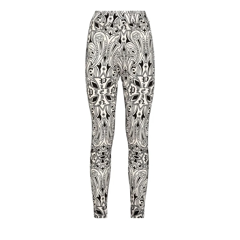 Philipp Plein Leggings Jogging-Leggings Gothic Plein nude