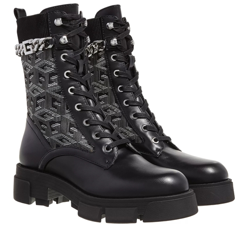 Guess Madiera Black Lace up Boots