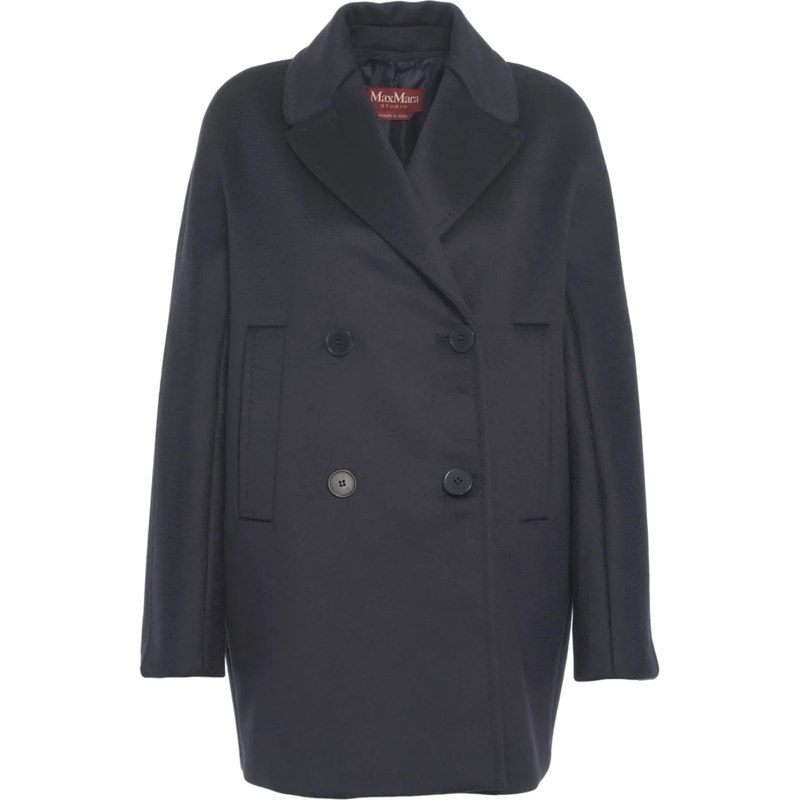 Max Mara Veste de transition Coat 'Sheree' blau