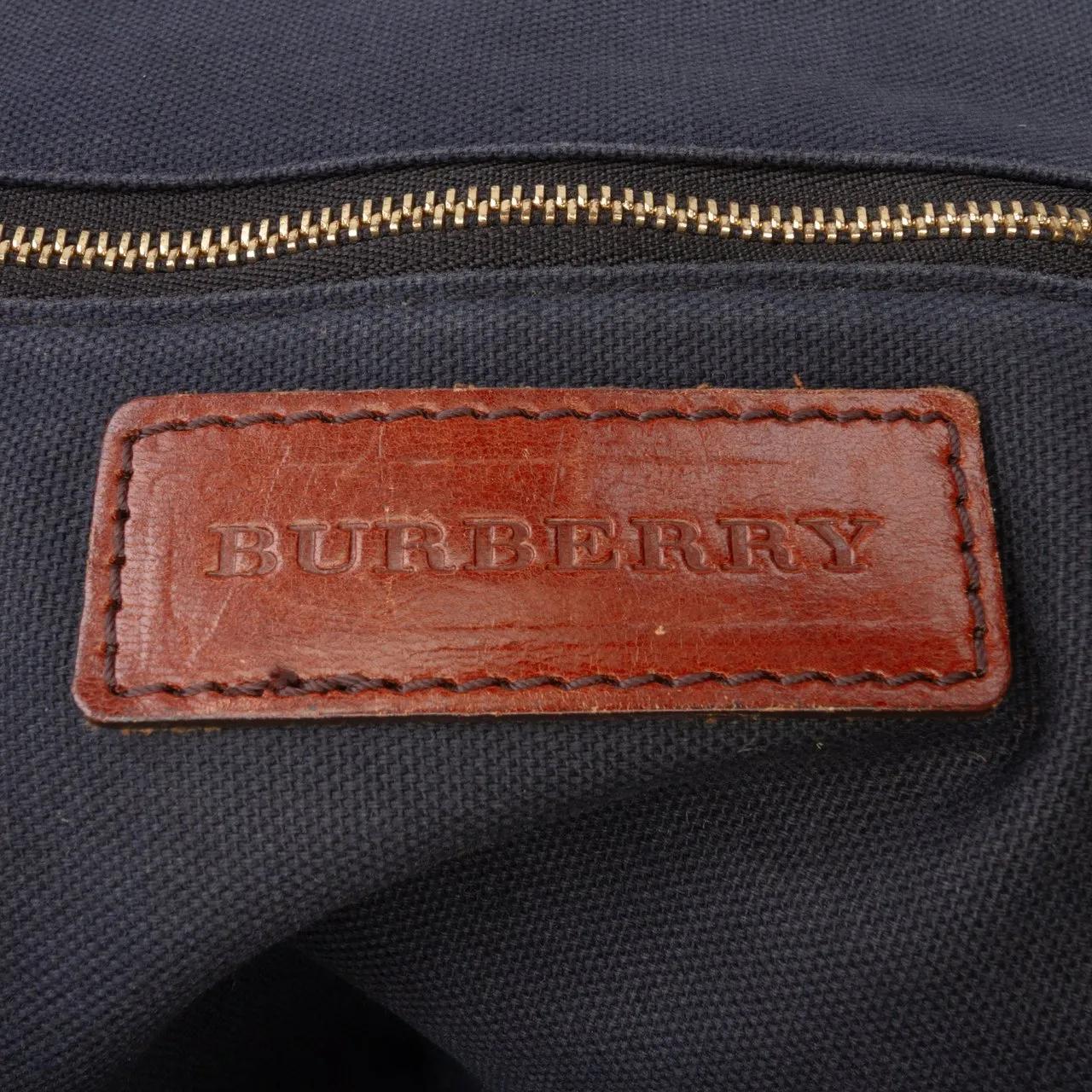 Thumbnail - Burberry Hobo Bags - Small Leather Trimmed House Check Canvas Bridle Or - Gr. unisize - in Braun - für Damen